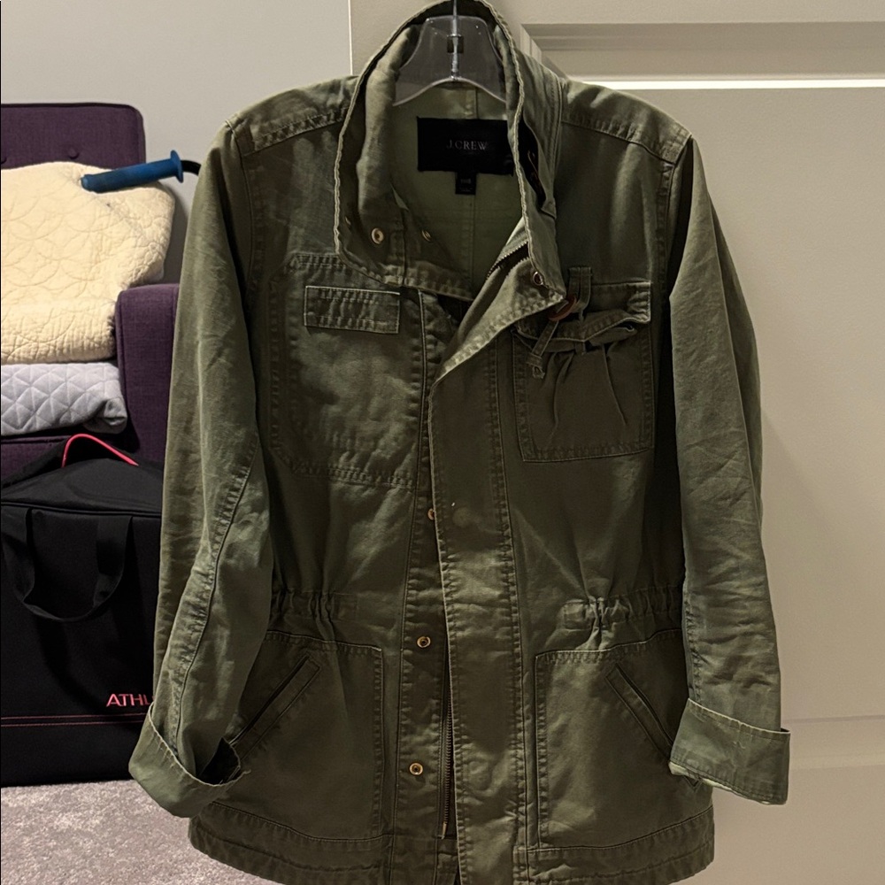J. Crew Olive Green Military Field Jacket